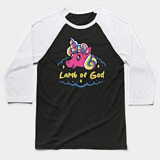 lamb and the naughty unicorn Baseball T-Shirt